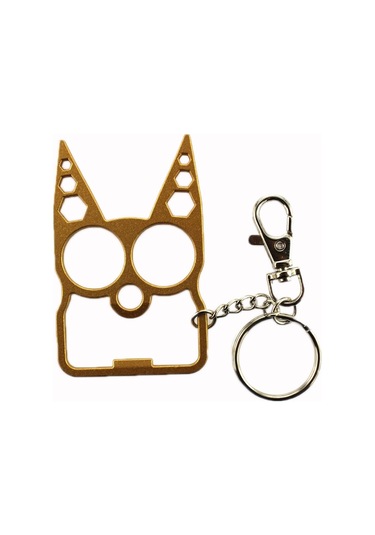 2 Adet 6'sı 1 Arada Çok Fonksiyonlu Anahtarlık Çinko Alaşımlı Şişe Açacağı Altın Gold