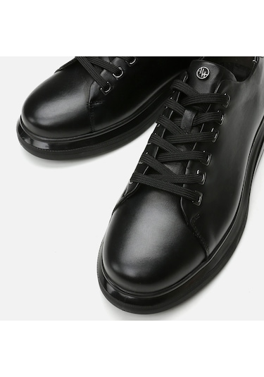 Hotiç Hakiki Deri Siyah Erkek Günlük Ayakkabı 02ayh296460a100 Siyah-black Siyah
