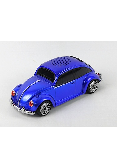 Beetle Araba Görünümlü Taşınabilir Bluetooth Hoparlör Ve Radyo Speaker Ws1939