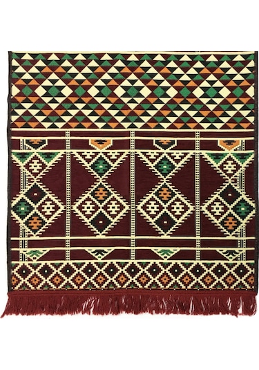 Shark Anadolu Baklava Kilim Bordo Renkli