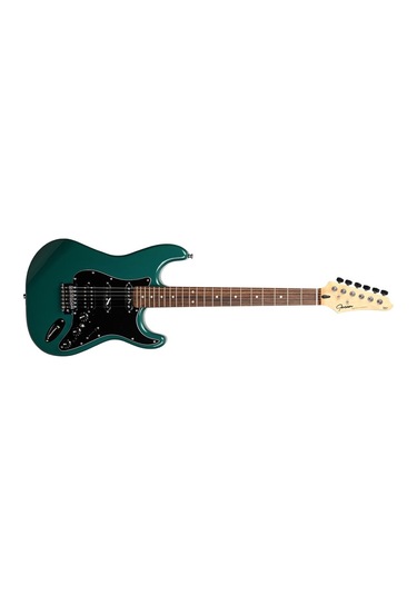 Guson Stratocaster Hss Dsp Yeşil Elektro Gitar Efektli Kulaklık Çıkışlı