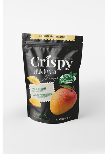 Dondurularak Kurutulmuş Mango Dilimleri 20 Gram