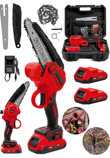 Steiner 198 Vf 10 Ah 25 Cm Bakır Sargı Akülü Dal Kesme Budama Red