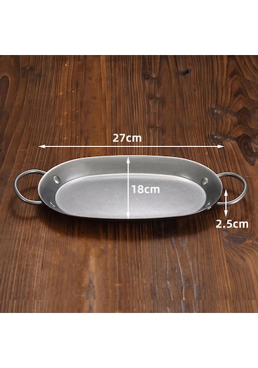 Suntek Paslanmaz Çelik Balık Pişirme Tepsisi Tavası Lazanya