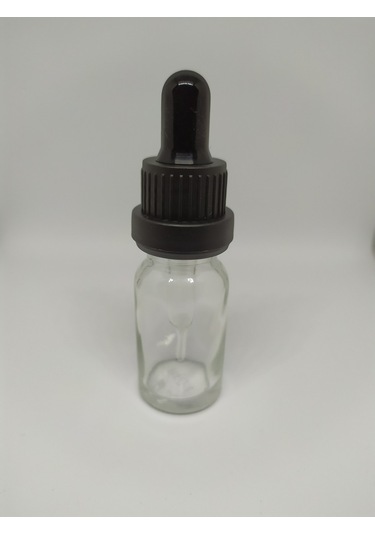 10Ml Cam Şeffaf Şişe İnce Cam Damlalıklı Kırılır Kapak (10 Adet)