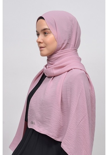 Altobeh Caz Krep Tesettür Kadın Şal - Koyu Pembe