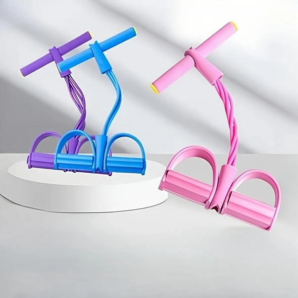 Meridiangoods Mor Direnç Lastiği Tüm Vücut Antrenmanı Karın Fitness Ve Esneklik Geliştirici Mor