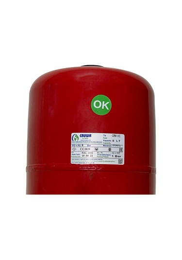 Cruwa Crw8s 8 Litre 0-10 Bar Silindirik Tip Hidrofor Ve Genleşme Tankı