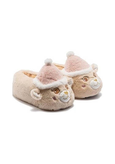 Twıgy Tw Roza Bej Kadın Hayvanlı Panduf 36/41 Bej