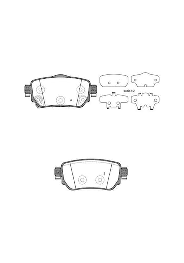 Mga Nissan Qashqai Iı 2013-2021 Arka Fren Balatası Takım