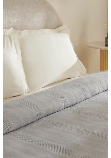 Karaca Home Layna Ecocell Çift Kişilik Tek Pike Gri Gri