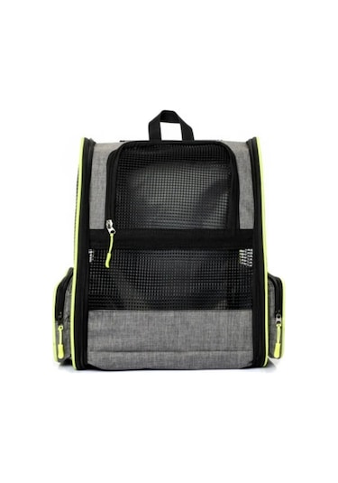 Brave Paws Sp Kedi Köpek Çantası Yıkanabilir Ve Hava Alan Piramit Model Gri