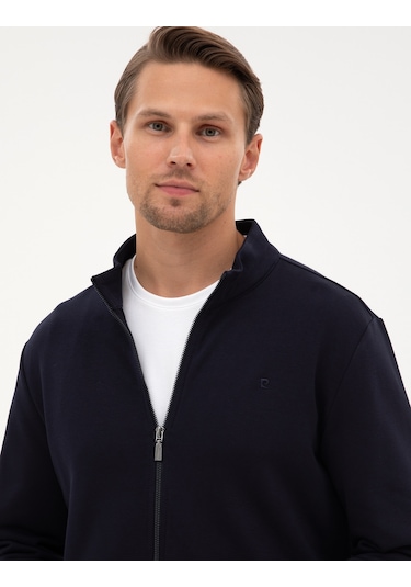 Pierre Cardin Erkek Lacivert Hırka Örme 50317668-vr033 Lacivert