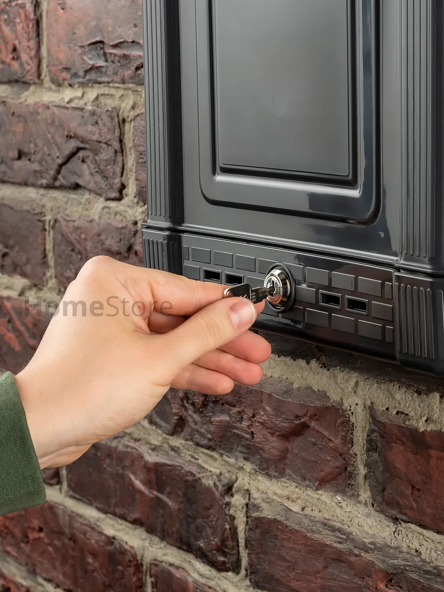 Al' Ternatıva Kilitli Duvar Kutusu, Grafit Rengi 421121901