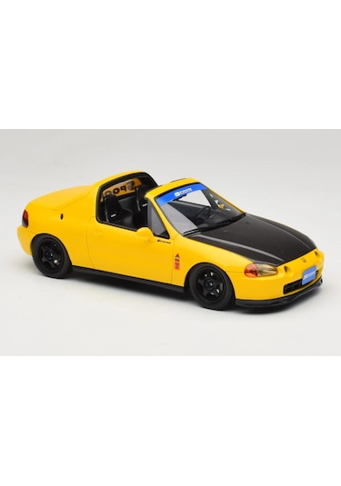 1:18 Otto 1996 Honda Civic Del Sol Spoon Phoenix Yellow