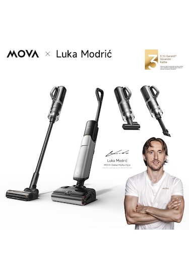 MOVA X4 Mix 20.000 PA Emiş Gücü Islak Kuru Süpürge