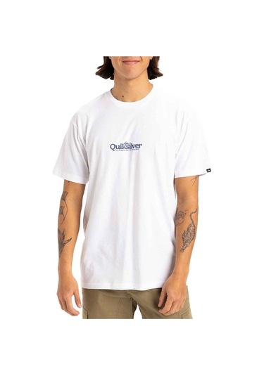 Quıksılver Whıte Fınelıne Ss Erkek T-shırt Eqyzt08062-908 Beyaz