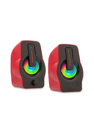 Rampage  Rms-G7 Falsetto 1+1 Usb Kırmızı 6W Hoparlör Rgb Ledli