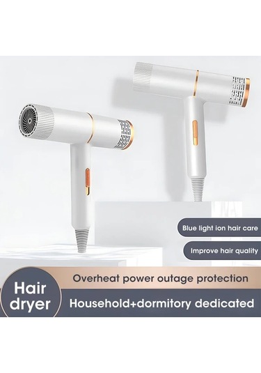 2024 Yeni Profesyonel Saç Kurutma Makinesi Yüksek Güç Kızılötesi Anyon Çekiç Güçlü Soğuk Black