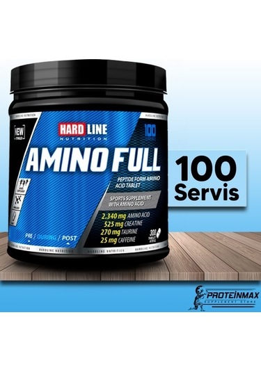 Hardline Amino Full 300 Tablet - Kompleks Amino Asit (214290045)