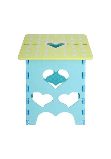 Bloomnest Kalın Aşk Noktası Katlanır Plastik Tabure, 30x23x39cm, Gelişmiş Masaj Taburesi, Yeniway Altın-siyah, Pratik Ve Kullanışlı Altın - Siyah