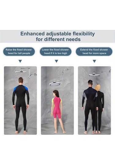 Fastbuy Challenger Krom Kaplama Duş Kolu Ve Yağmur Başlığı Seti - 40.64x20.32 Cm