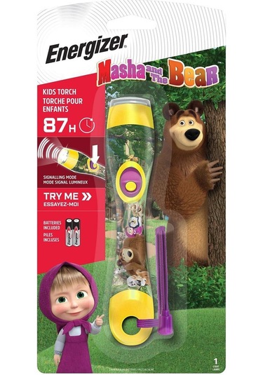 Energizer Lp491 Maşa Ve Koca Ayı Led El Feneri Siyah