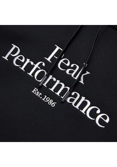 Peak Performance Peak Performance Original Hood Erkek Siyah Sweat 9845