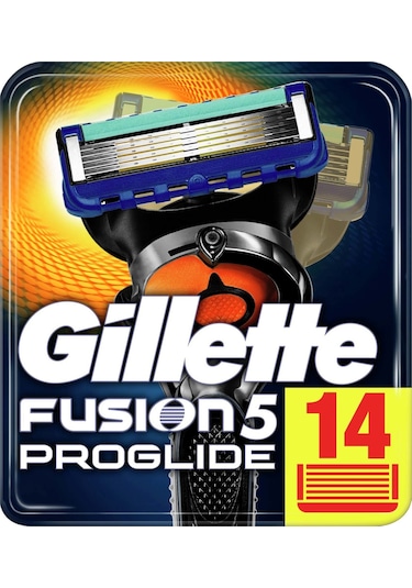 Gillette Fusion 5 ProGlide 14'lü Yedek Tıraş Bıçağı