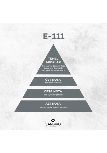 Sansiro E-111 Erkek Parfüm EDP 50 ML