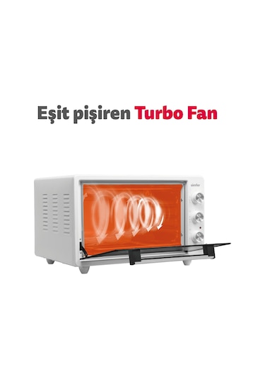 Simfer 4242 Yoğurt Fonksiyonlu Turbo 42 LT Midi Fırın