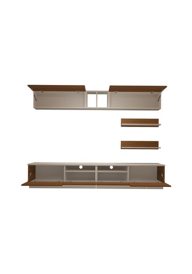 Decoraktiv Trendstyle 5220s Slm Tv Ünitesi Tv Sehpası Beyaz - Ceviz