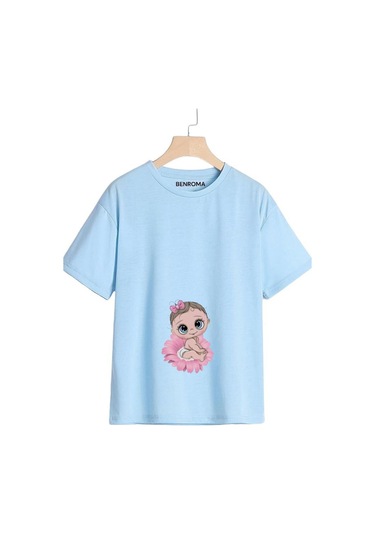 Benroma Baskılı Hamile T-shirt