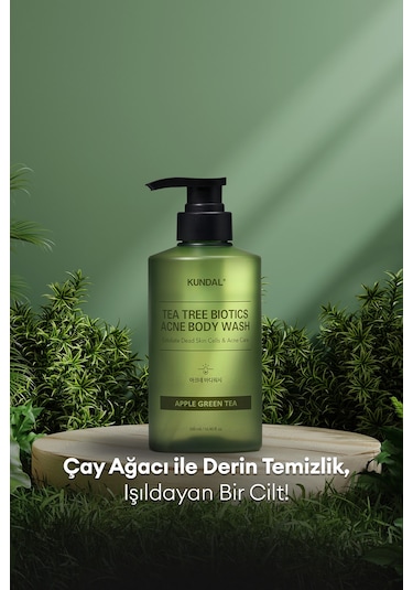 Kundal Tea Treebiotics Acne Akneye Eğilimli Ciltler İçin Vücut Yıkama Jeli 500 ML