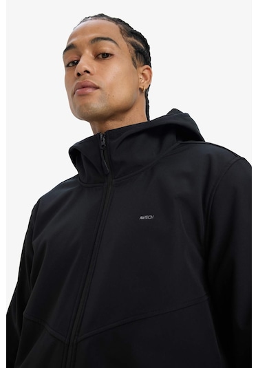 Defacto Defactofit Su İtici Regular Fit Kapüşonlu Fermuarlı Softshell Yağmurluk A2122ax25aubk81 Siyah Defacto Defactofit Su İtici Regular Fit Kapüşonlu Fermuarlı Softshell Yağmurluk A2122ax25aubk81 Siyah