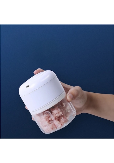 Jialan Mini Elektrikli Karıştırıcılar Mutfak Mutfak Robotu Beyaz