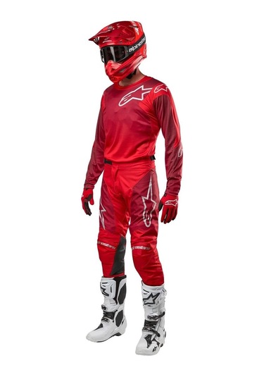 Alpinestars Racer Hoen Kros Motor Jerseyi Kırmızı