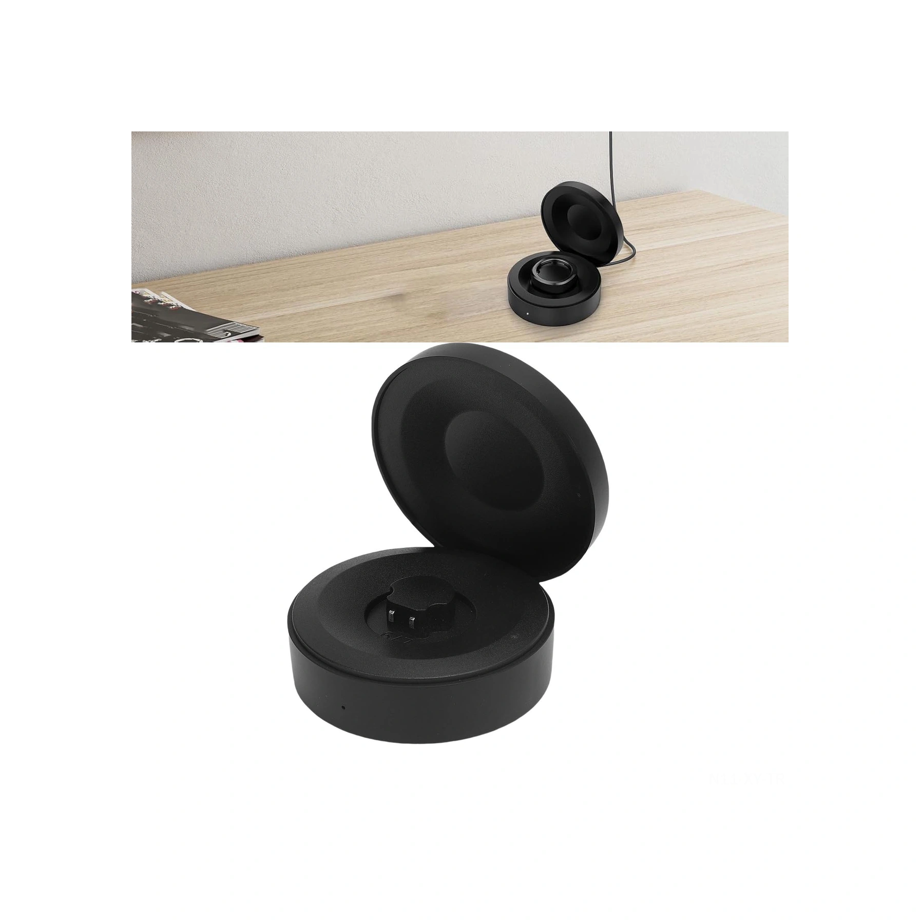 Shineyee Ringconn Akıllı Yüzük Şarj Kutusu - Hızlı Şarj, Usb-c Kablolu, Manyetik Bölmeli, Gen1/gen2/gen2 Air Uyumlu, Taşınabilir Abs Kutusu 10-11