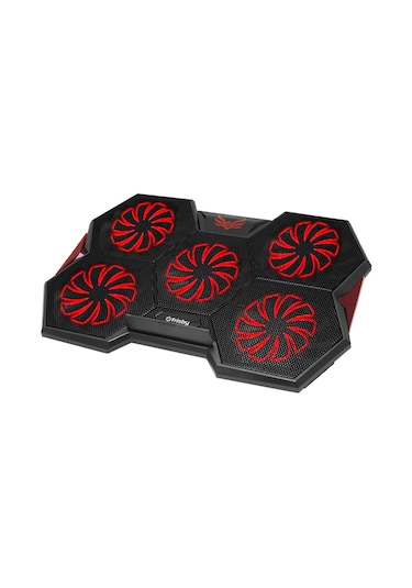 Frisby FNC-5252B GP4 E-Sport Desing 5 Fanlı Ledli 15"-17" Uyumlu Notebook Soğutucu