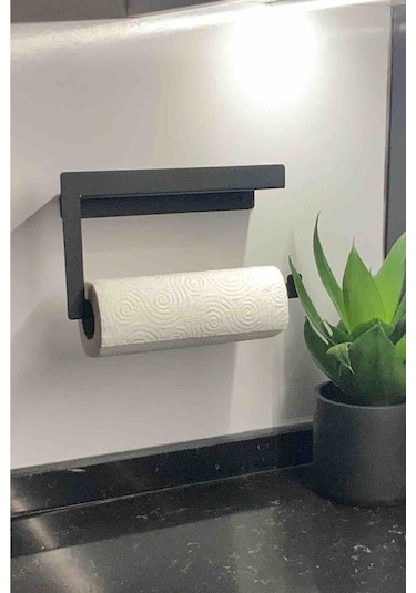 Dione Store Modern Metal 3'lü Set Raflı Banyo Havlu Askılığı Rulo Havlu Tuvalet Kağıtlık Banyo Organizer Krem