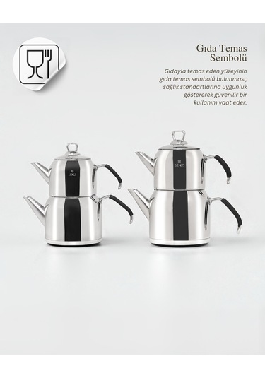 Star Maxi Çaydanlık Aile Boyu Metalik