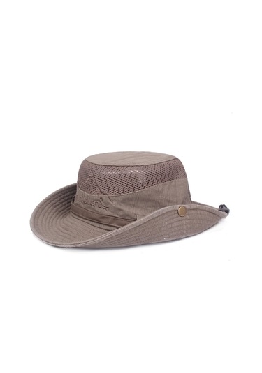 Unisex Güneşten Koruyucu Şapka, Nefes Alabilen Kumaş, Hızlı Kuruma Özelliği, Rahat Ve Hafif Tasarım Kahverengi