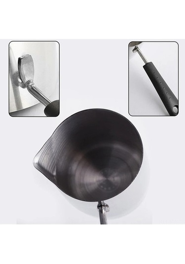 Novahub Pratik Ölçekli Süt Tenceresi: Şurup Pişirme İçin Mükemmel Gümüş Gümüş