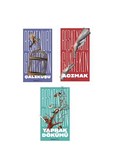 Reşat Nuri Güntekin Çalıkuşu-yaprak Dökümü-acımak 3 Lü Set