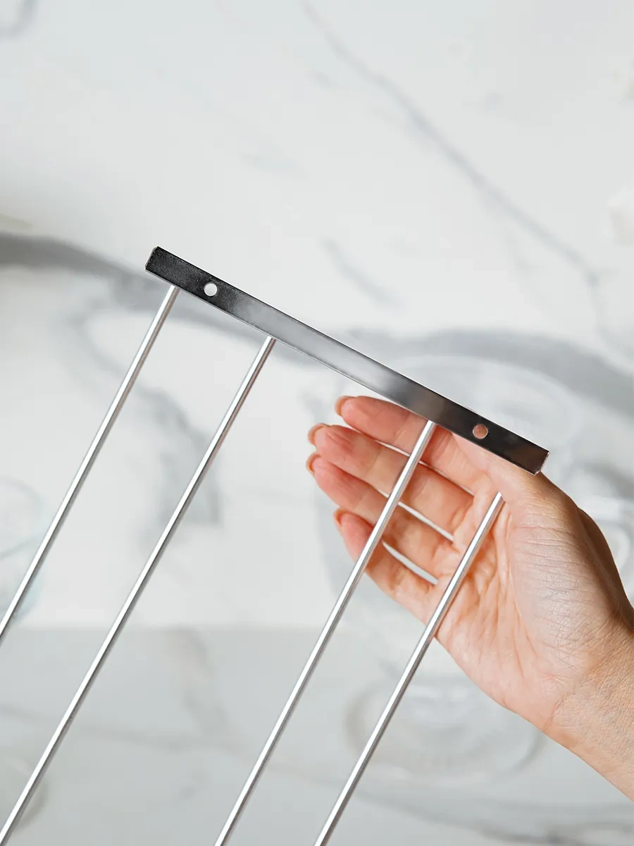 Dolana Askılı 2 Raylı Kadeh Tutucu 63743834 Gri