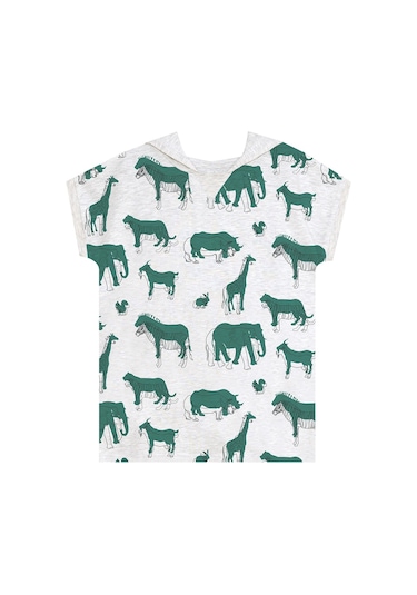 Denokids Mshb&g Animals Erkek Çocuk T-shirt Şort Takım Çok Renkli