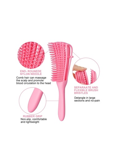 Lnkerco Tarak Saç Fırçası Saç Derisi Masaj Dolaşık Açıcı Saç Fırçası Dolaşık Açıcı Kafa Masajı Kadın Erkek Salon Kuaförlük Şekillendirici Araçları