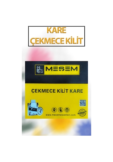 Kare Dolap, Çekmece Kilidi Gömme Kilit