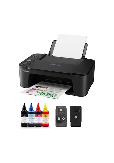Canon Pixma E3440 Dolabilen Kartuş Sistemli Yazıcı