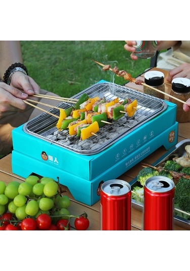 Wondernest Yıkama Ve Tek Sobası Paslanmaz Ocağı Mekan Kullanımlık Kraft Kamp Kağıt Izgara Seti Dış Çelik Barbekü 56067446 + Aksesuarlar Pembe